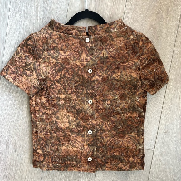 Beautiful vintage inspired silk blouse - Picture 5 of 6